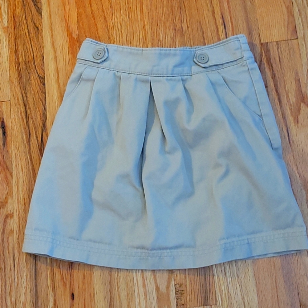 Girls Khaki Skort